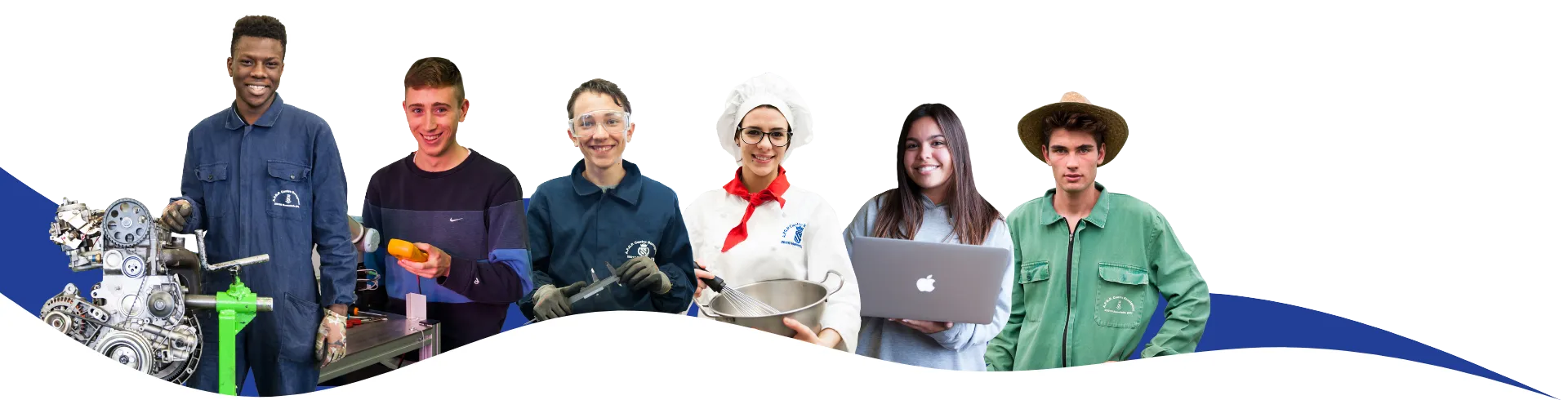 decoro con icone di tutti i laboratori